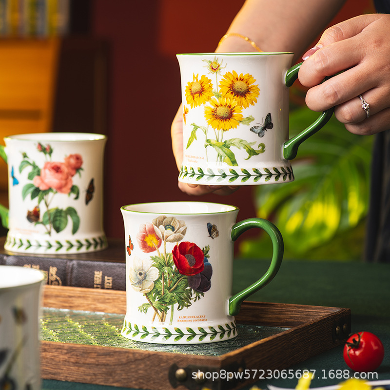 Coffee Tea English - Tasse à café en céramique de
