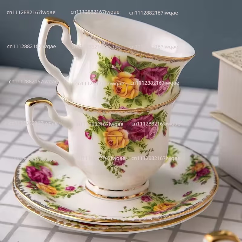 Coffee Tea English - Service à café en porcelaine osseuse