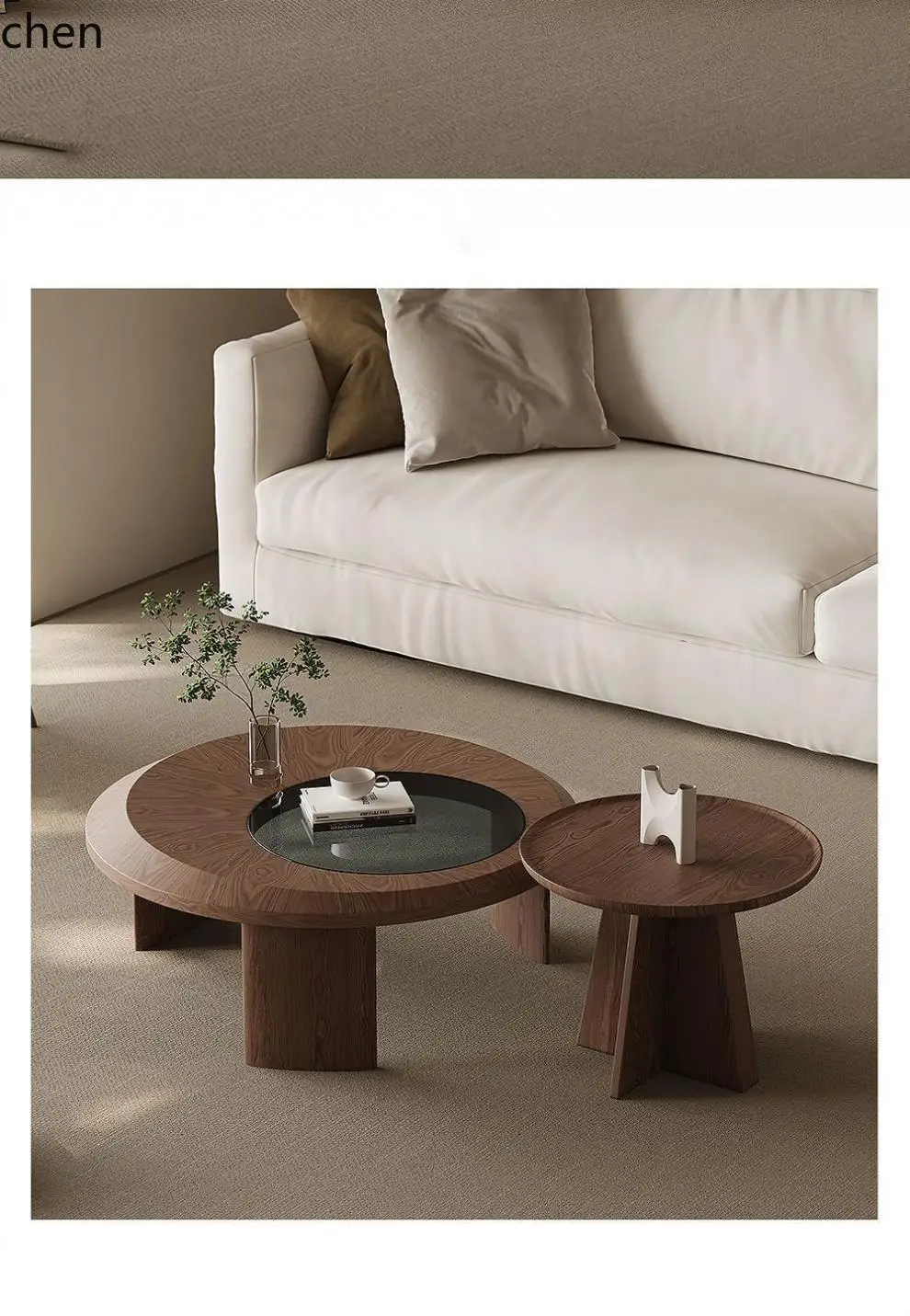 Tea & Coffee Kent - Table à thé en noyer b11-7.2,