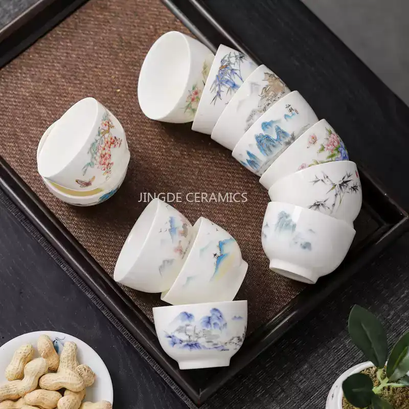 Coffee Tea Set Up - Lot de 4 mini-tasses à thé