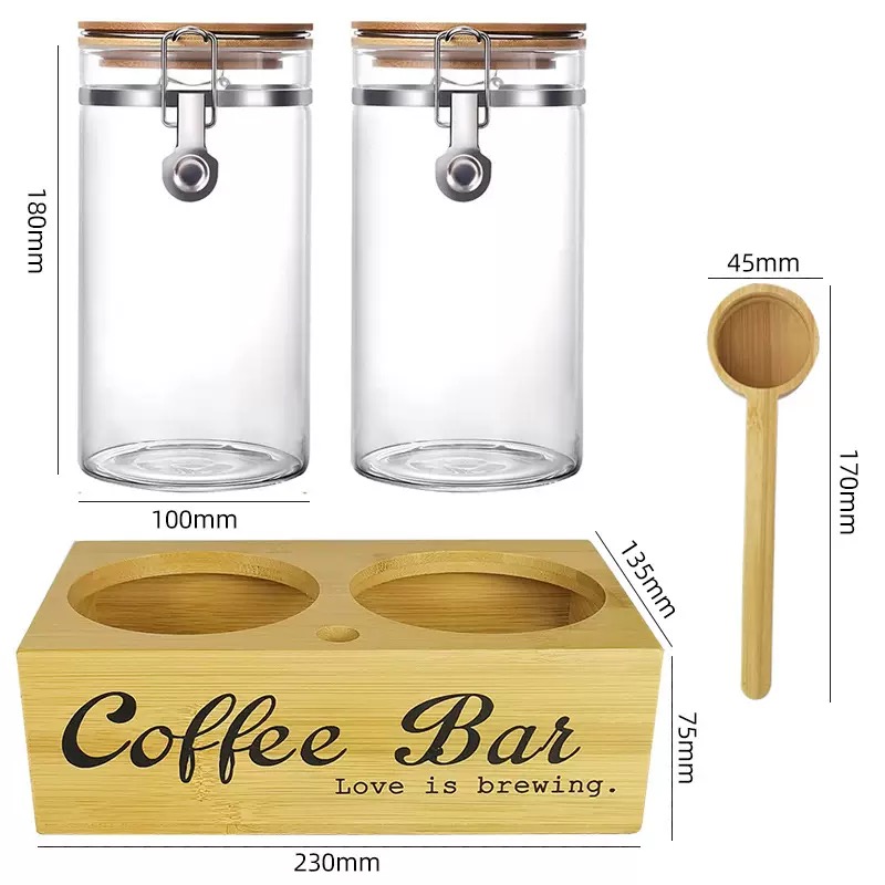 Coffee Tea Beans - Pots de stockage de café, paquet