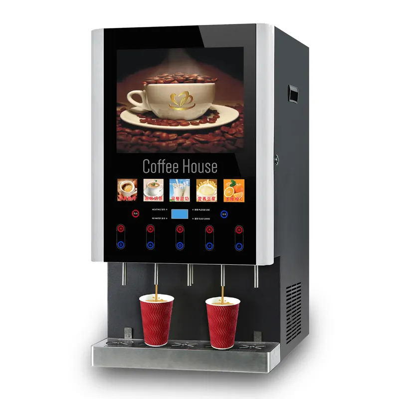 Coffee Tea Vending Machine For Office - Machine à café glacé commerciale 50SCW-12L,