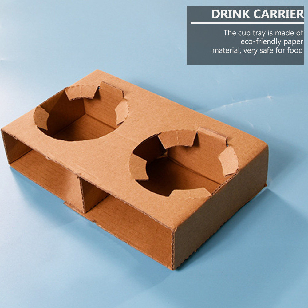 Coffee Tea With Milk - 10 pièces de porte-gobelets en papier