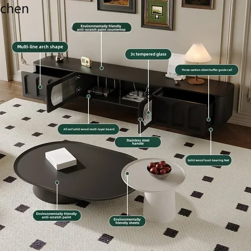 Coffee & Tea - Pastry Góc Xanh - Meuble TV rétro i5.15 et table