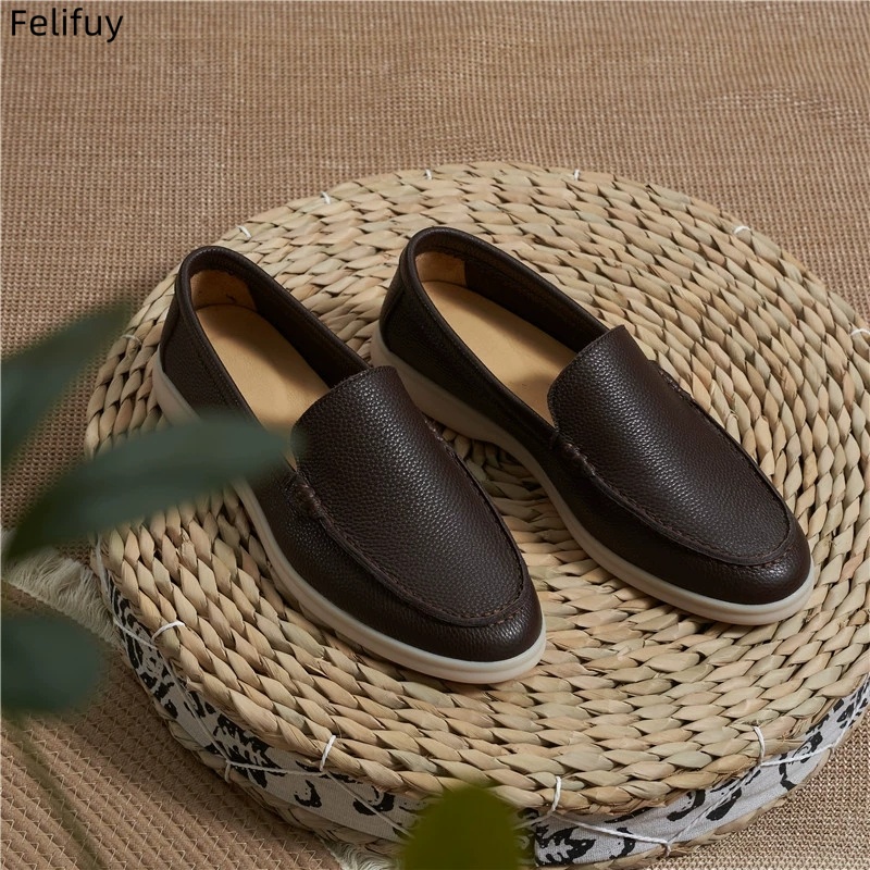 Coffee Bean - Chaussures plates de luxe pour hommes