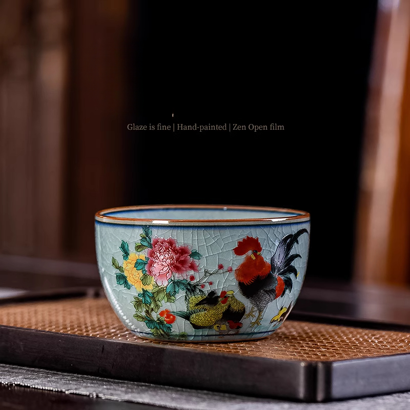 Coffee Tea Set Up - Tasse principale à motif de coq