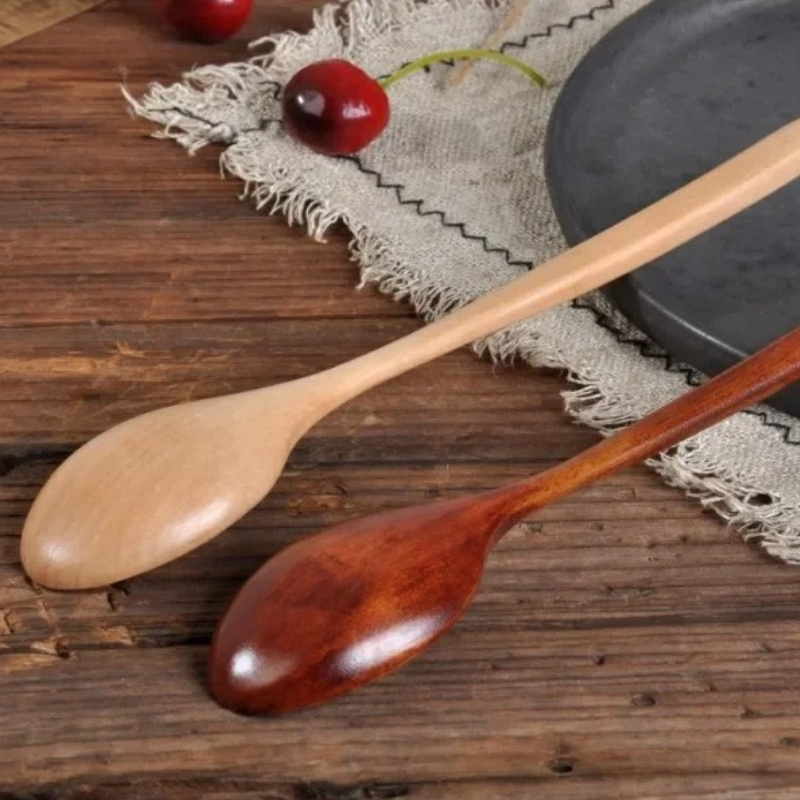 Tea Coffee Utensils - Cuillère en bois, vaisselle de cuisine,