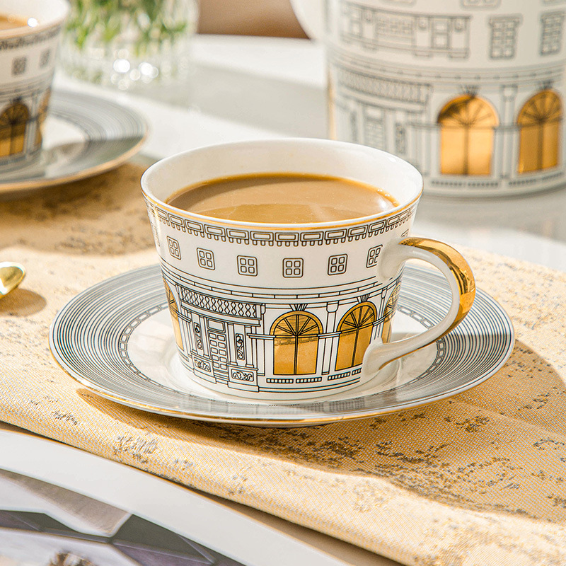 Coffee Tea Set Up - Tasse architecturale et tasse à café