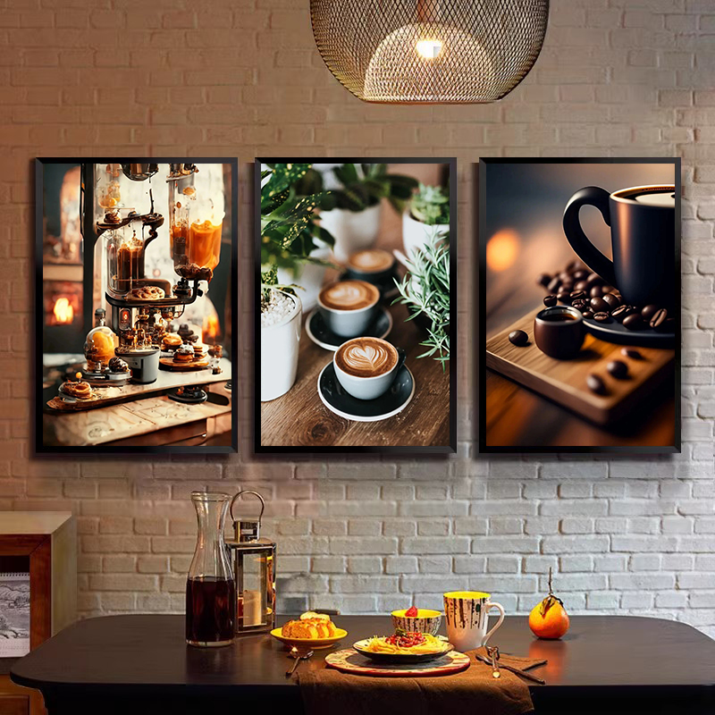 Coffee Tea Bean - Vintage grain de café main café