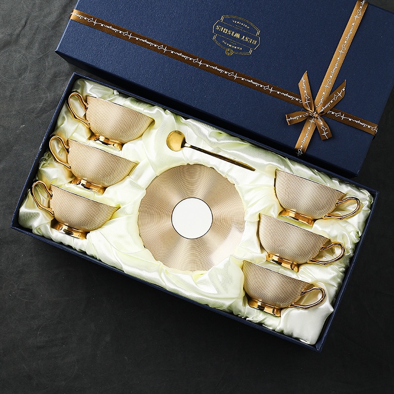 Ensemble de tasses et soucoupe - Coffee Tea English avis et prix