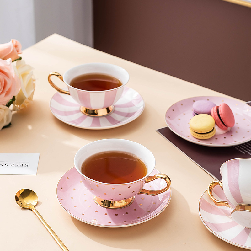 Tasses à café en céramique ros - Coffee Tea Set Up avis et prix