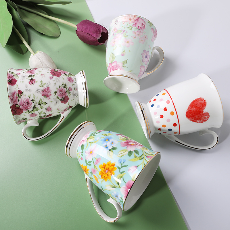 Tasse créative en porcelaine d - Coffee Tea English avis et prix
