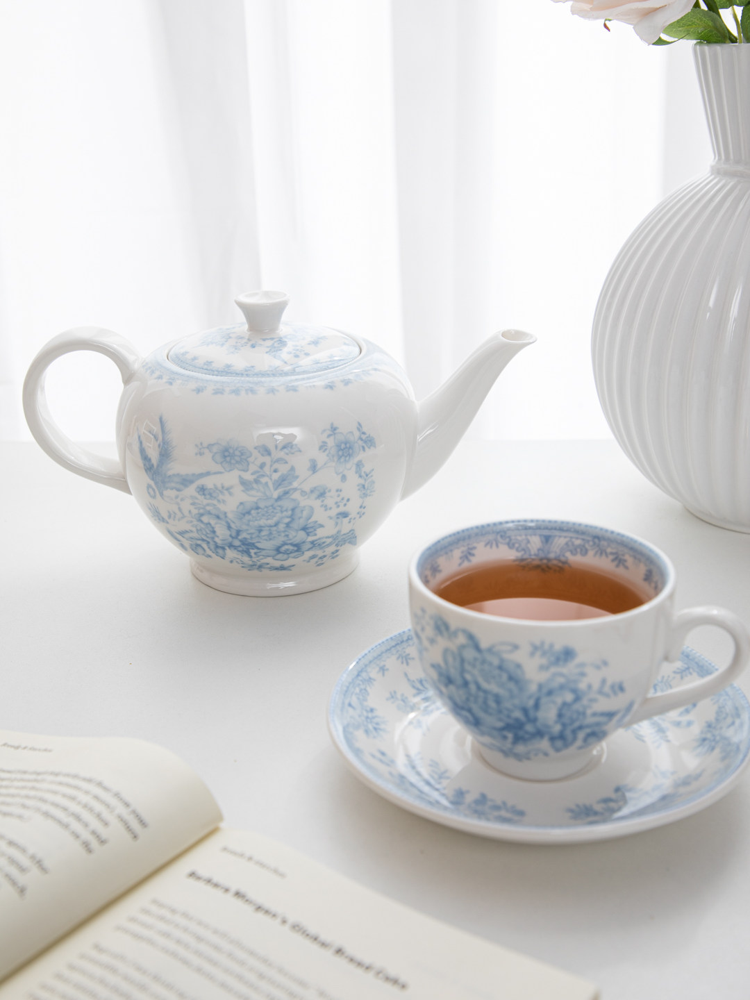 Service à thé et à café en cér - Coffee Tea English avis et prix