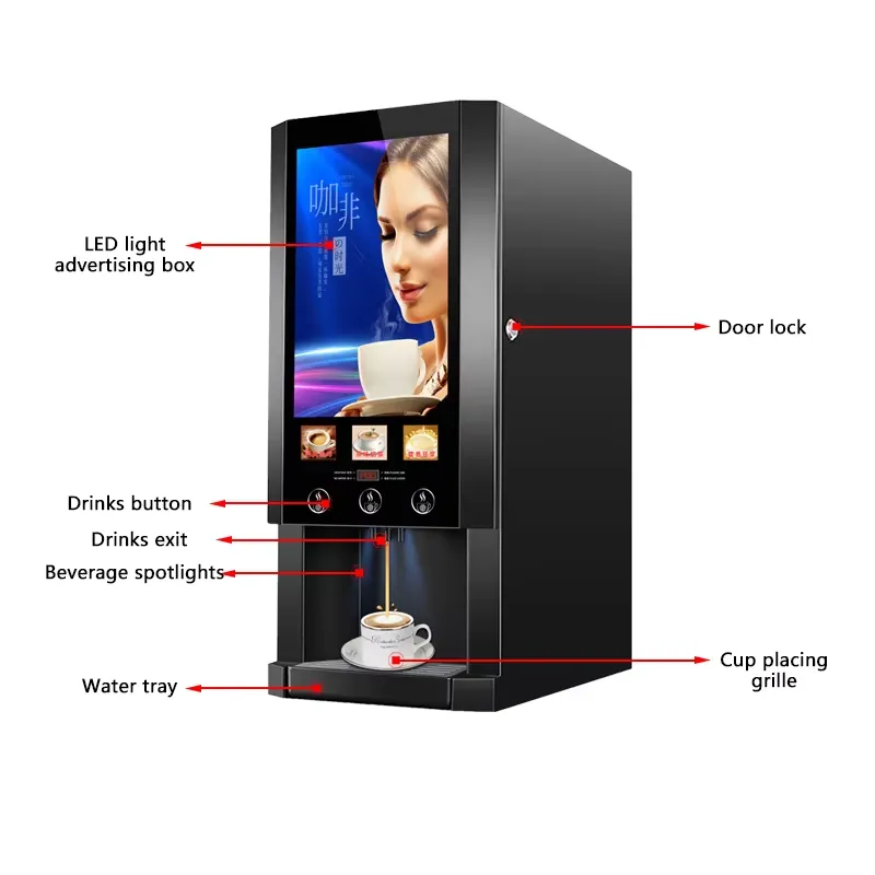 Machine à café automatique E30 - Coffee Tea Vending Machine For Office avis et prix