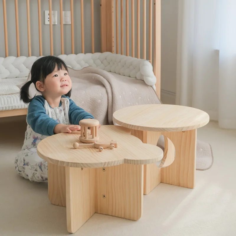 Petite table ronde en bois mas - Tea Coffee Set Up avis et prix