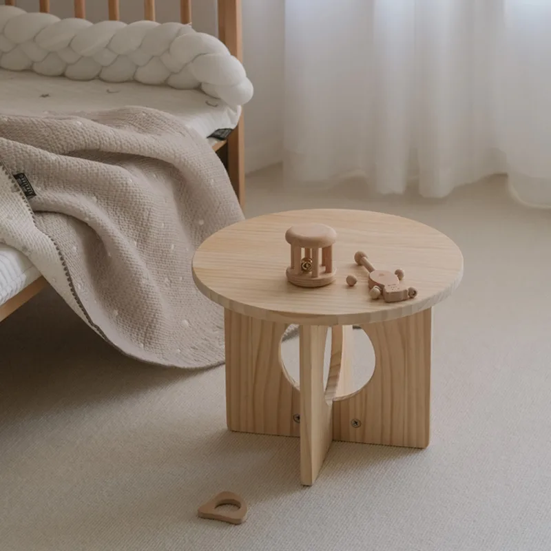 Petite table ronde en bois mas - Tea Coffee Set Up avis et prix