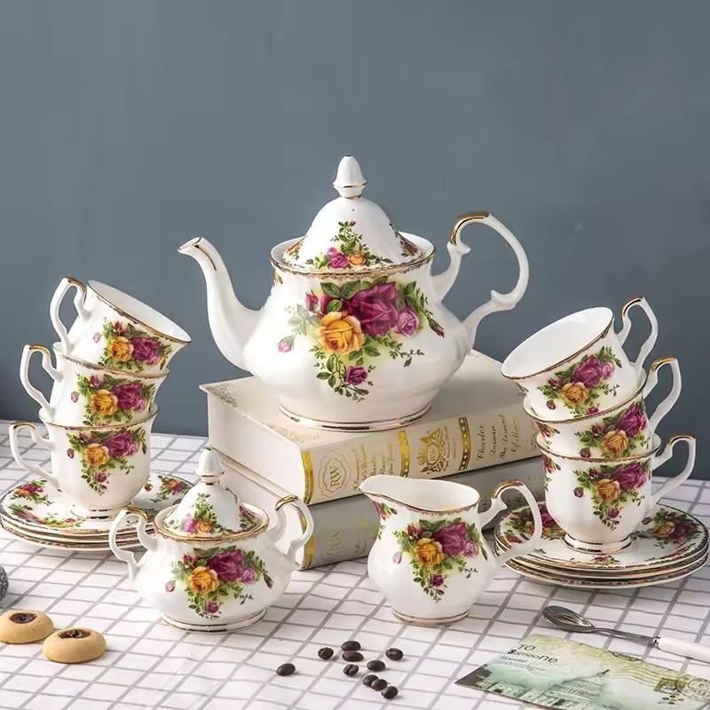 Service à café en porcelaine o - Coffee Tea English avis et prix