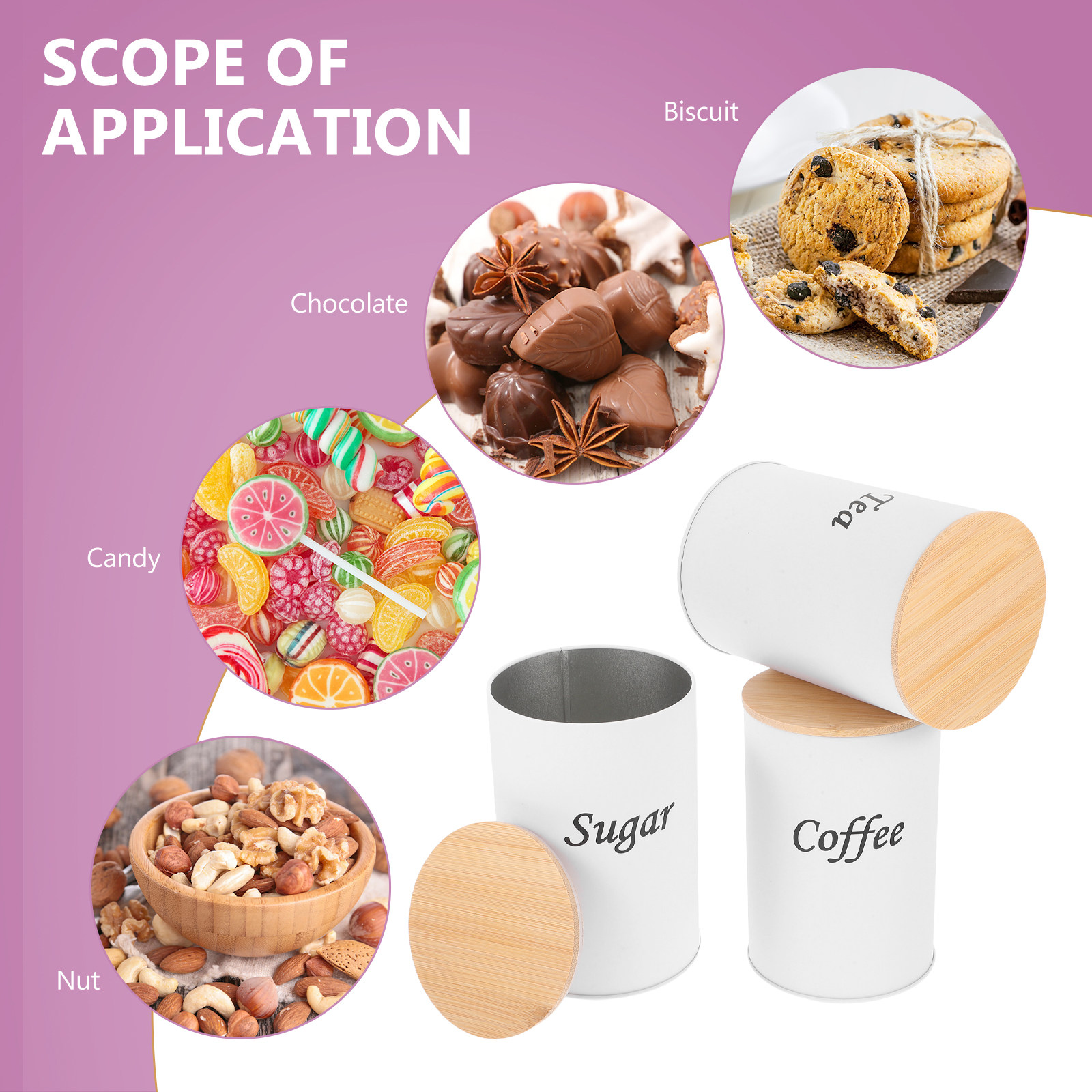 Lot de 3 boîtes hermétiques ro - Coffee Tea Beans avis et prix