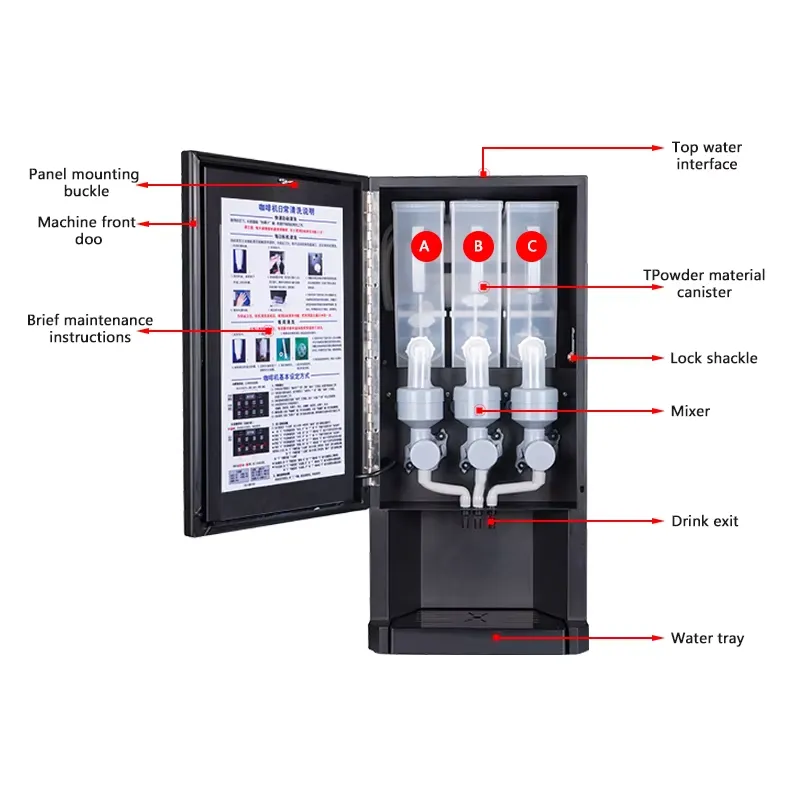 Distributeur automatique de th - Coffee Tea Vending Machine For Office avis et prix
