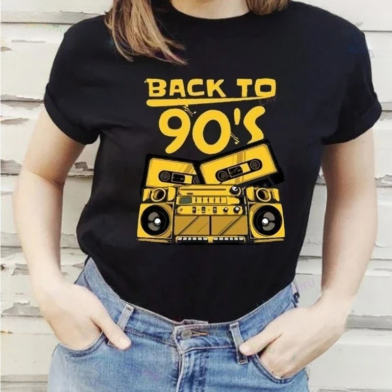 T-shirt « Back To 90s I Love 9 - Coffee Tea Or Me avis et prix