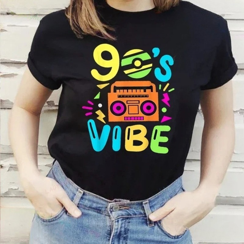 T-shirt « Back To 90s I Love 9 - Coffee Tea Or Me avis et prix