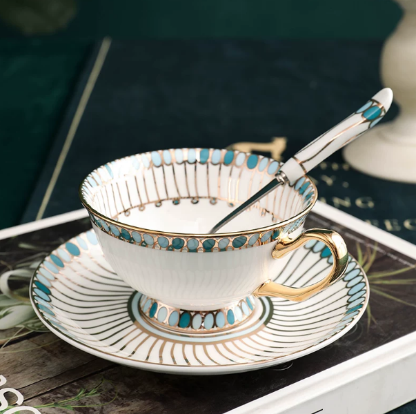 Ensemble élégant de tasse à th - Coffee Tea English avis et prix