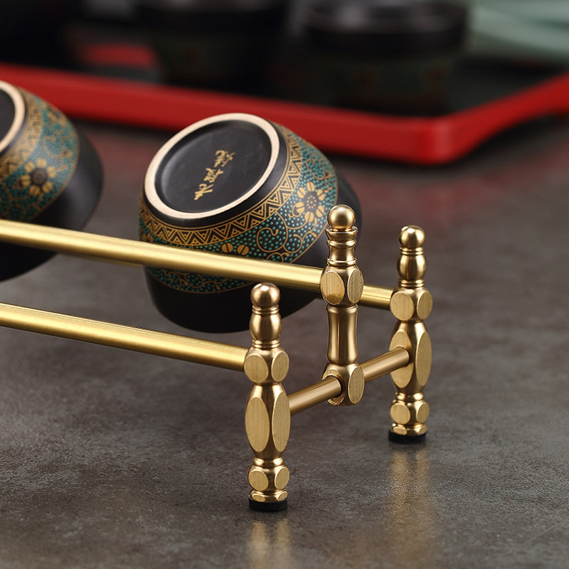 Support à tasses en laiton min - Gongfu Tea Set avis et prix