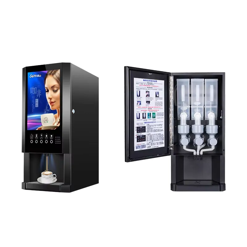 Machine à café instantanée E30 - Coffee Tea Vending Machine For Office avis et prix
