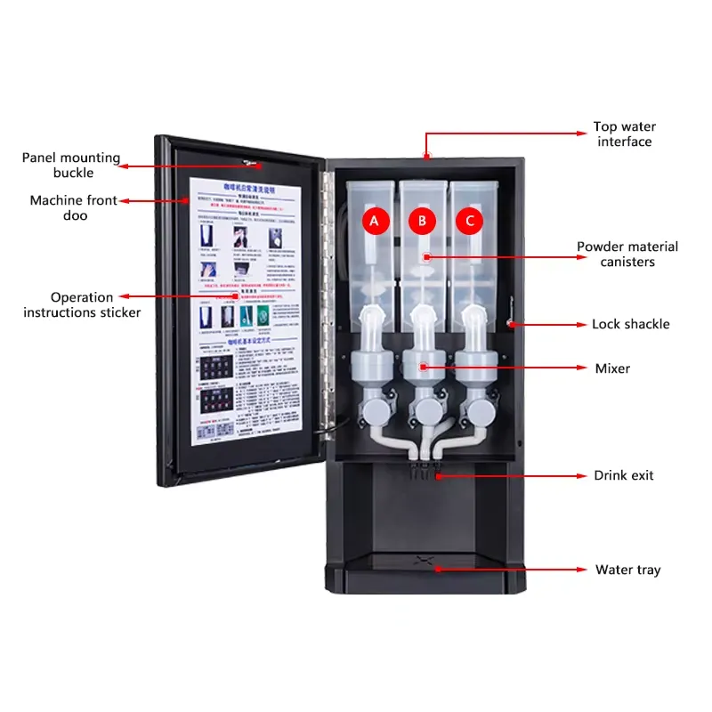 Machine à café instantanée E30 - Coffee Tea Vending Machine For Office avis et prix