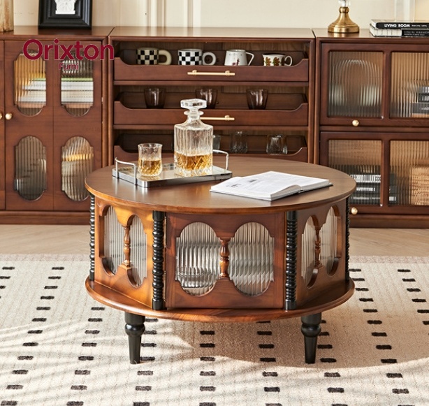 Table basse en bois massif ave - Coffee Tea Etc avis et prix