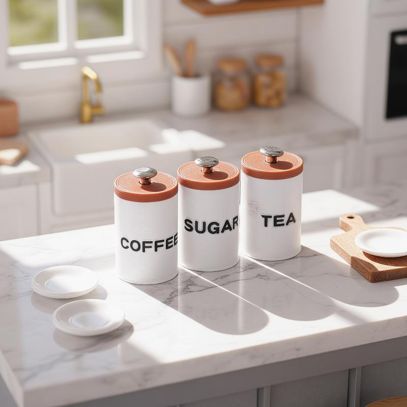 Lot de 3 pots de rangement 1/1 - Tea Coffee Utensils avis et prix