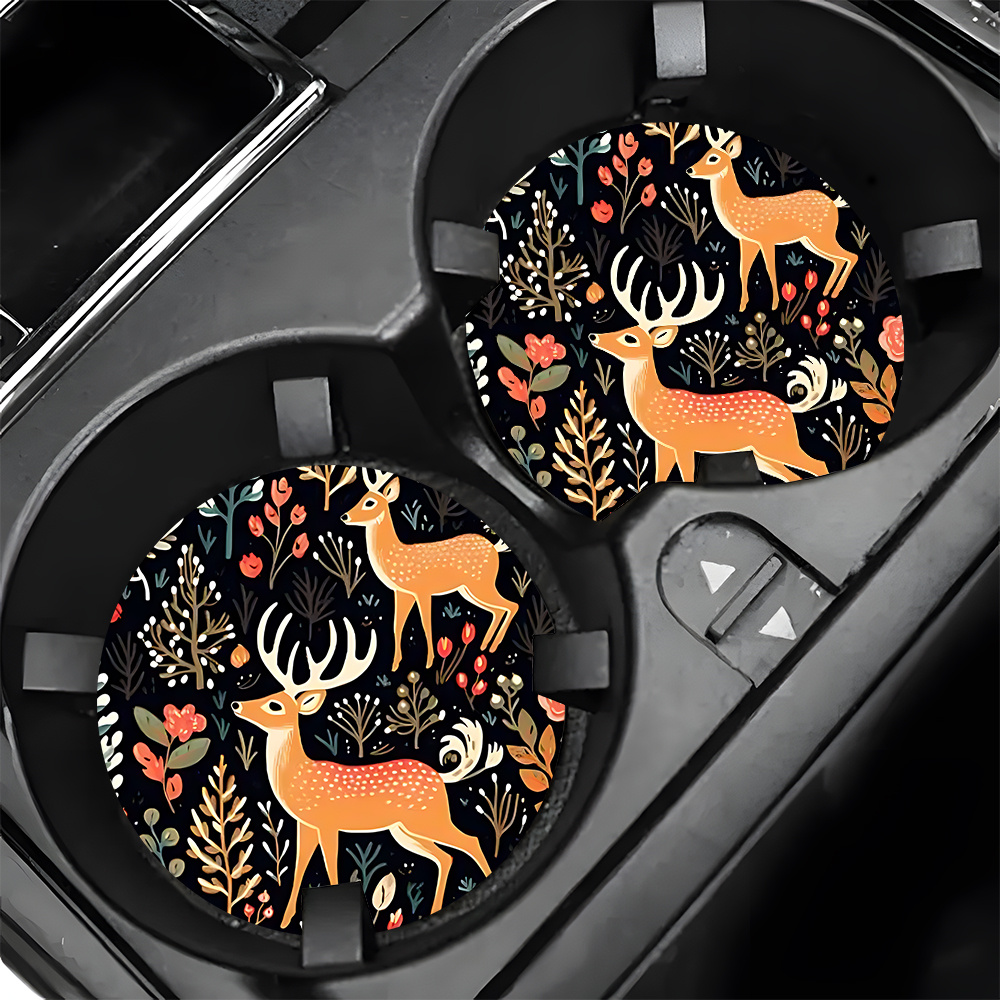 2 sous-verres de voiture à mot - Coffee Tea Etc avis et prix