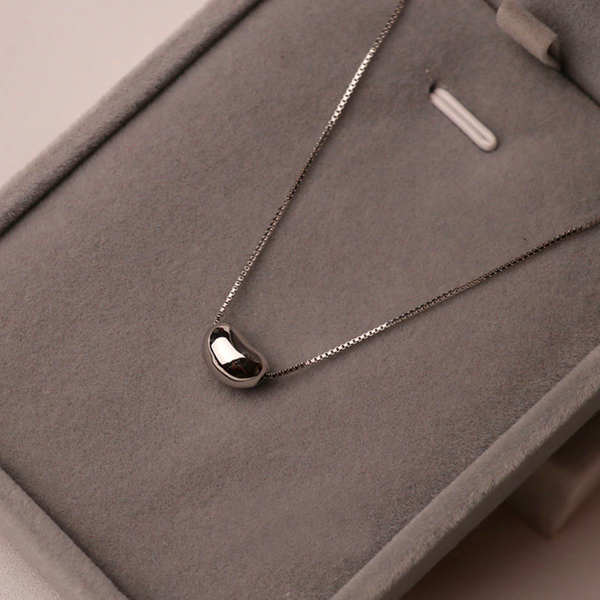 Pendentif haricot en argent St - Coffee Tea Or Me avis et prix