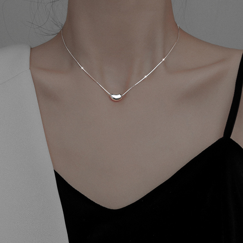 Pendentif haricot en argent St - Coffee Tea Or Me avis et prix